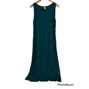 Green Sleeveless Maxi Dress Size 12 Connected Apparel